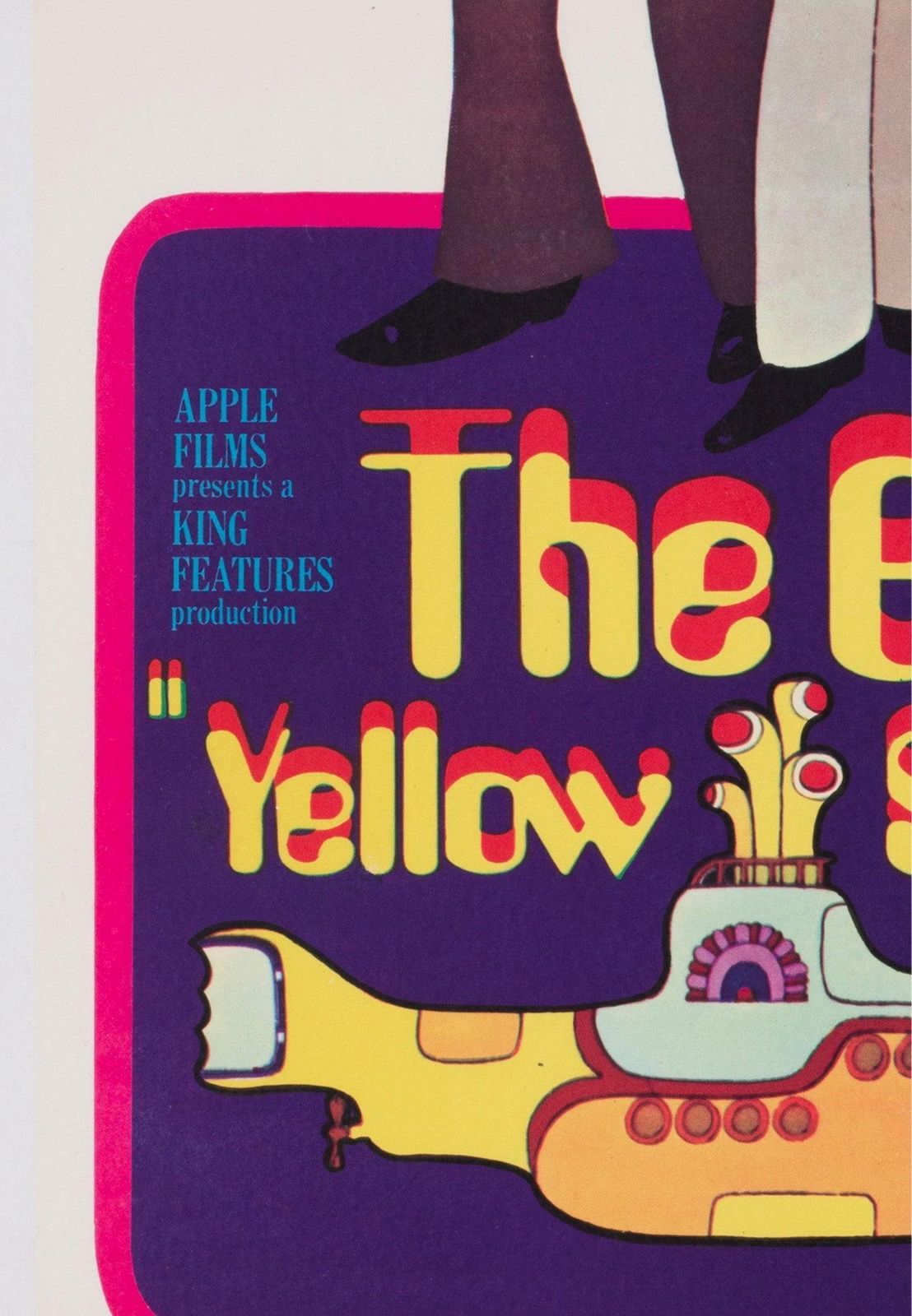Yellow Submarine 1968 Australian Daybill Film Poster photo 1125.0