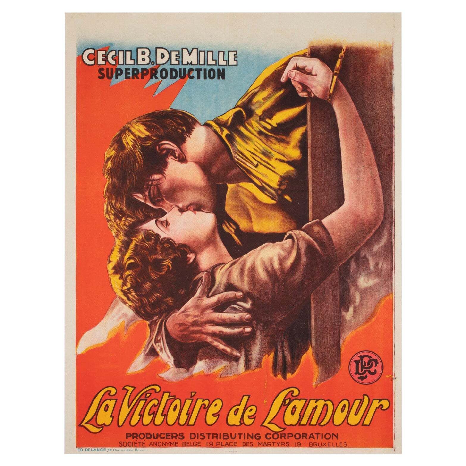The Godless Girl C1929 Belgian Film Poster