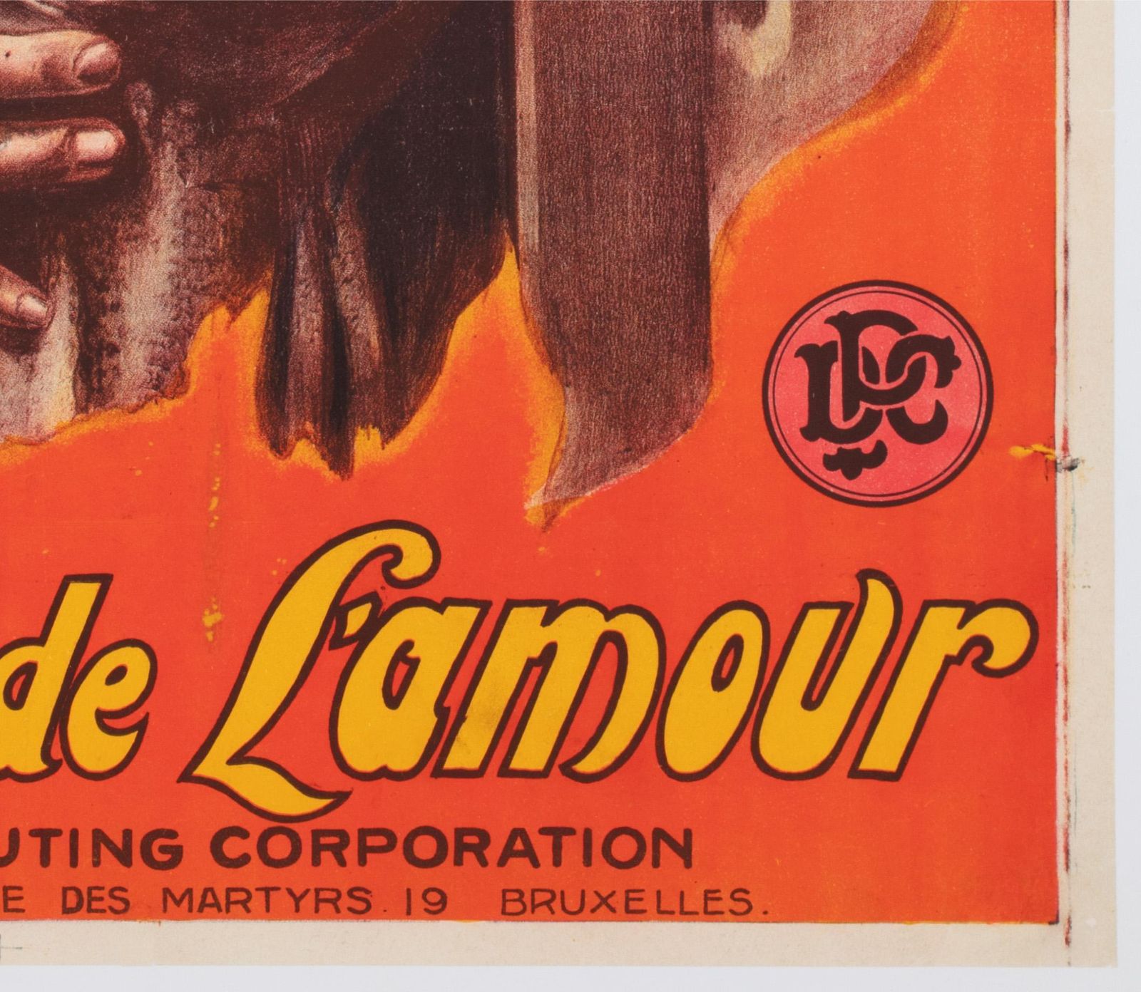 The Godless Girl C1929 Belgian Film Poster photo vintage