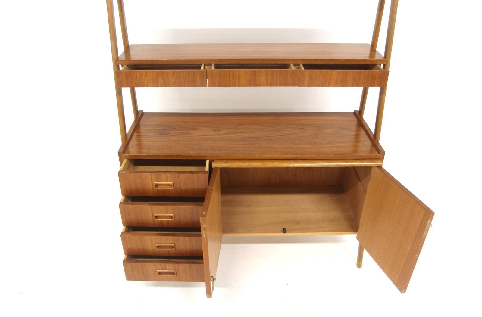 Scandinavian Teak Secretary Desk, Sweden, 1960 photo Furniture
