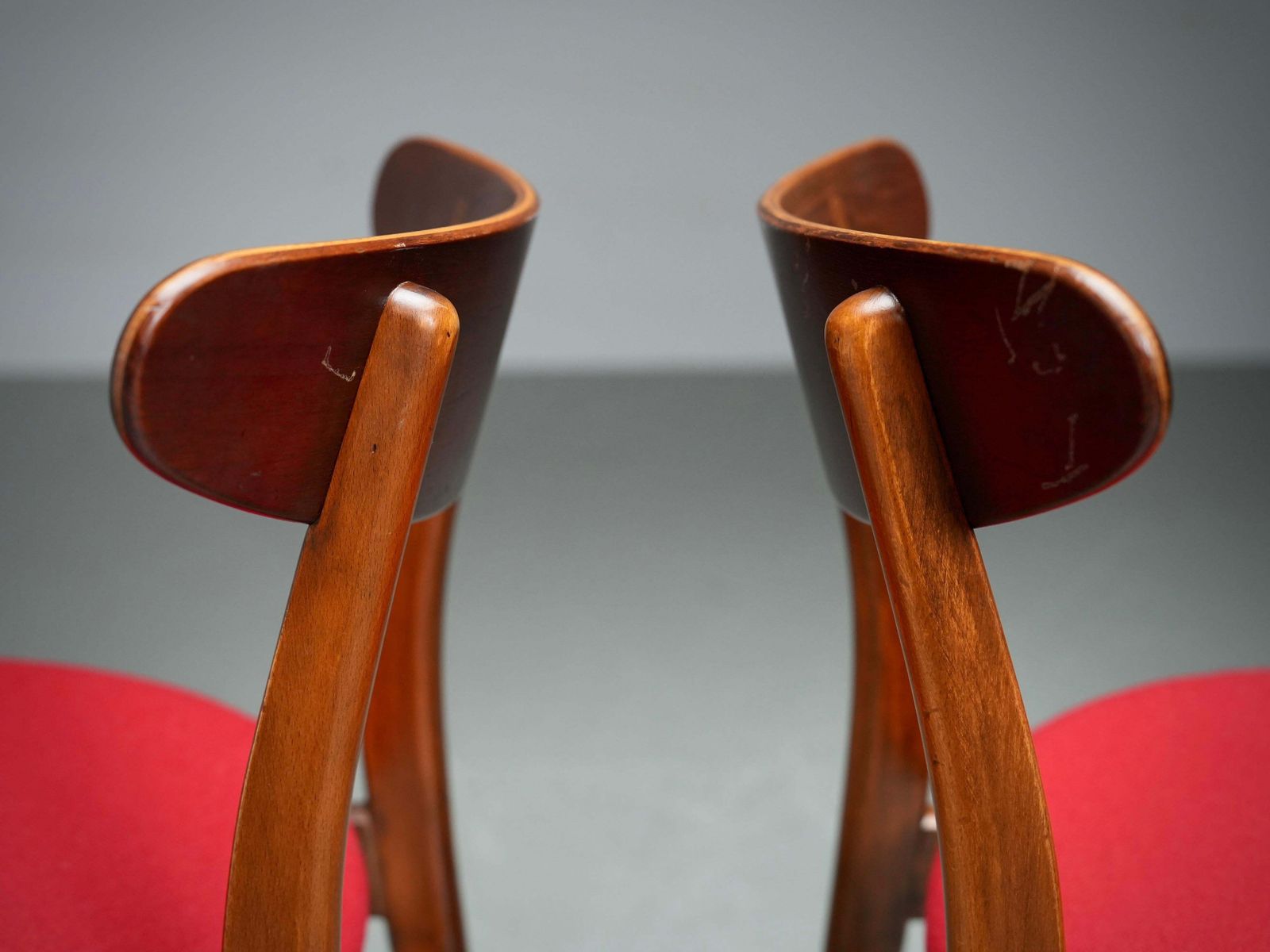 Furniture Set Of 3 Hans Wegner "Ch30" Chairs, Denmark, 1960's photo