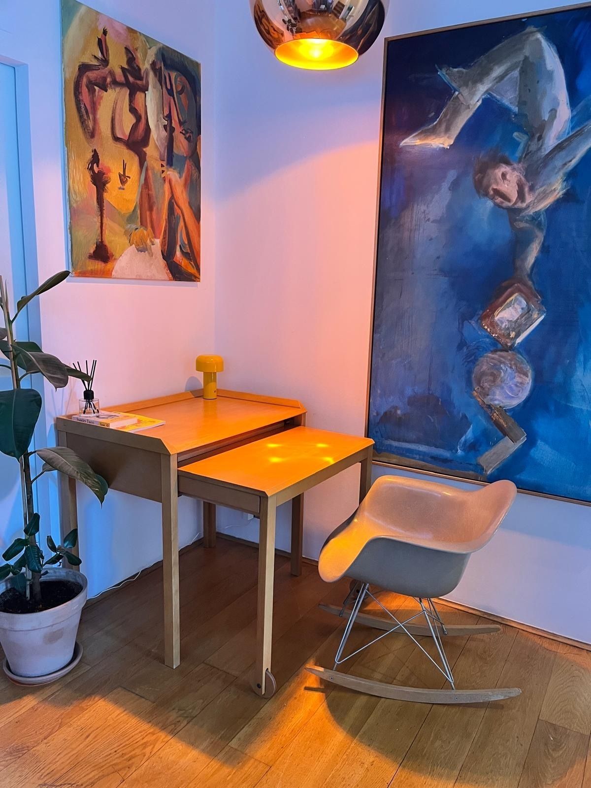 Terence Conran Nexus Desk – Beech Wood – Minimalist / Mid Century Style photo Furniture