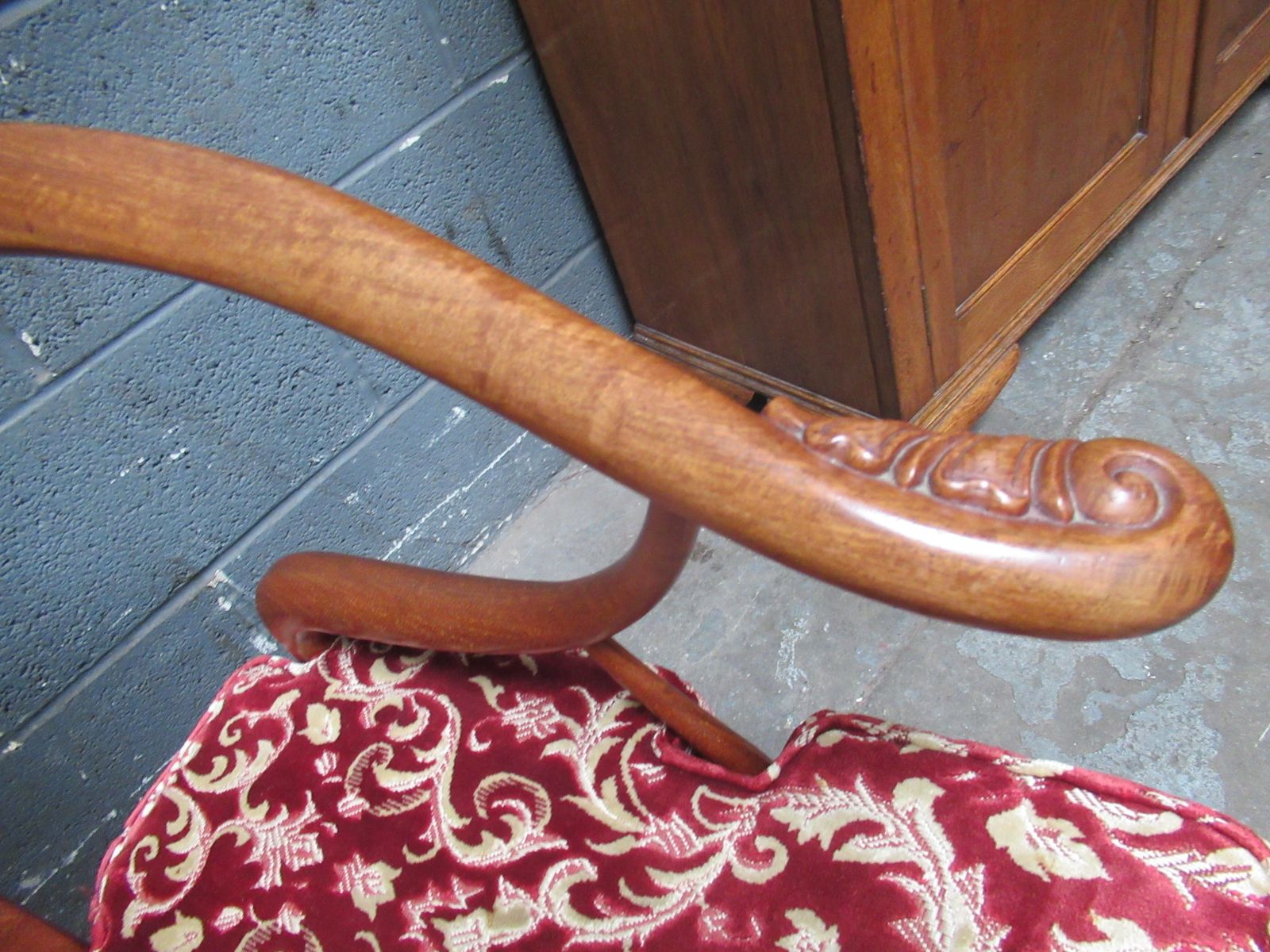 A Pair Of Chinese   Hard Wood  Arm Chairs photo vintage