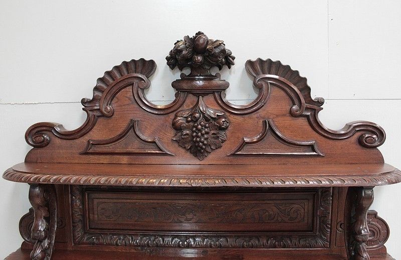 Sideboard Buffet Renaissance Spirit Oak 1900 photo vinterior
