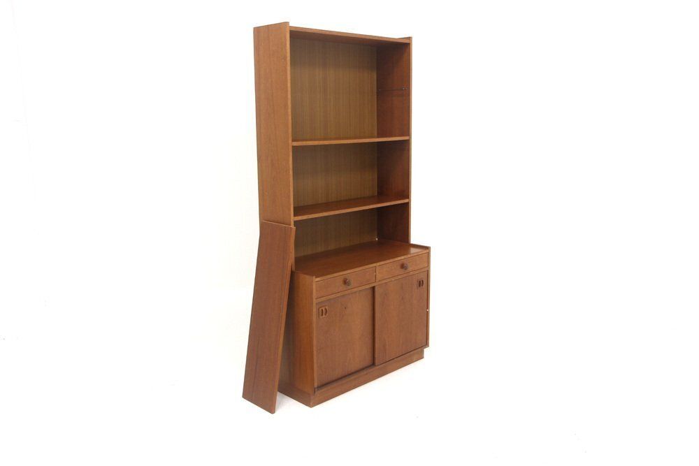 Scandinavian Teak Bookcase, Sweden, 1950 photo Furniture