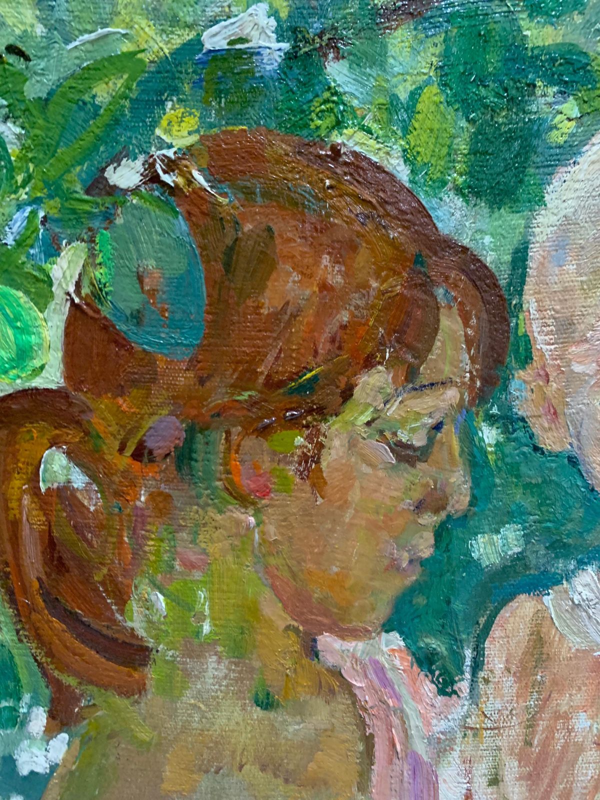 Gleb Savinov " Mother " Child, Mother, Mother's Day Oil. photo 13294.0