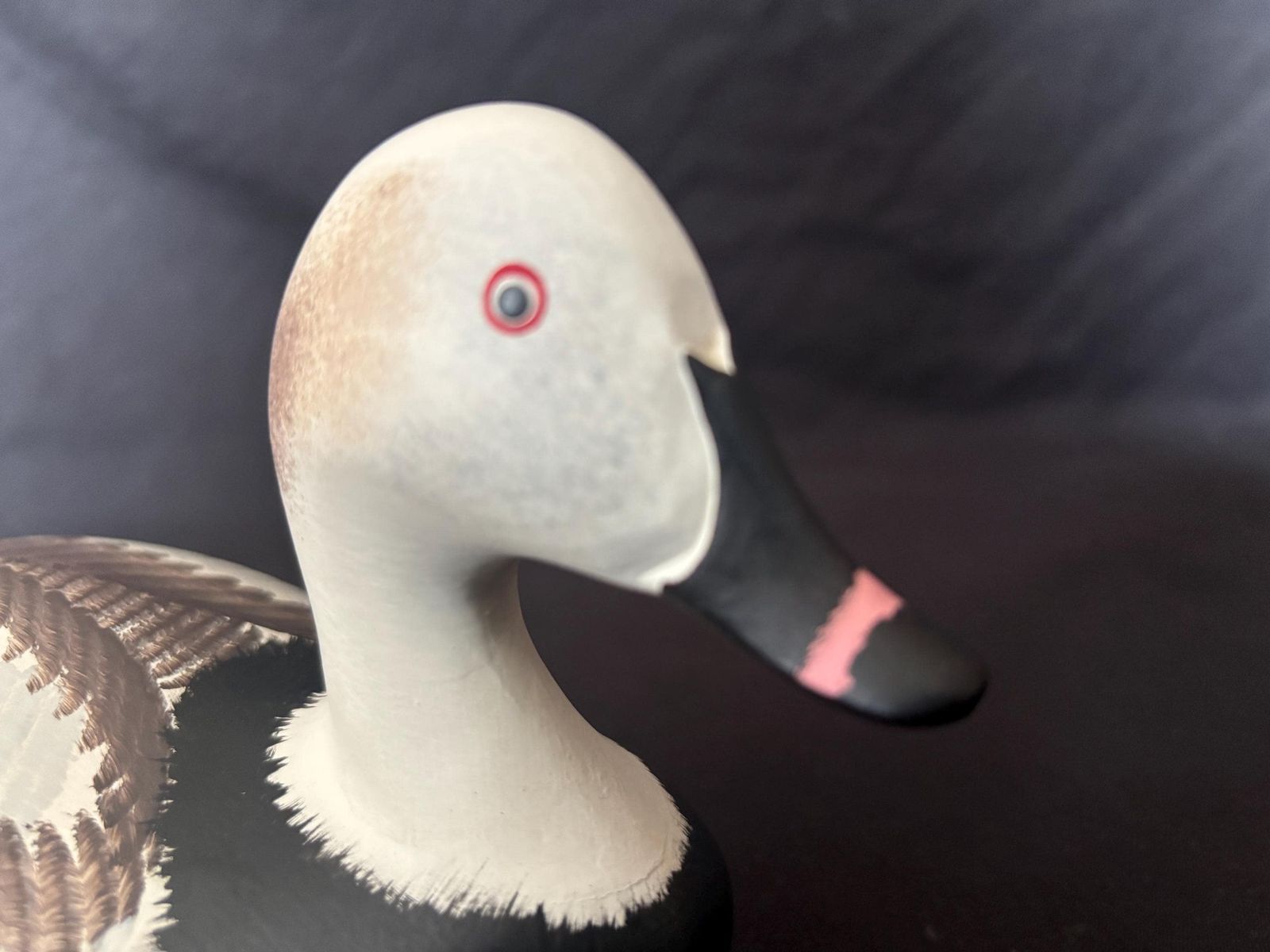 Vintage " Charles Jobes Wooden Painted Decoy Duck Miniature photo 170.0