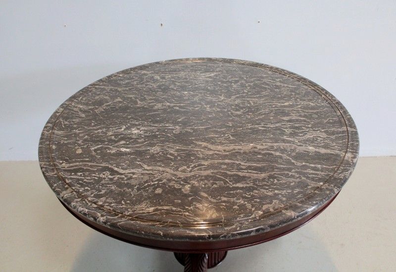 Restoration Pedestal Mahogany 19th photo for sale