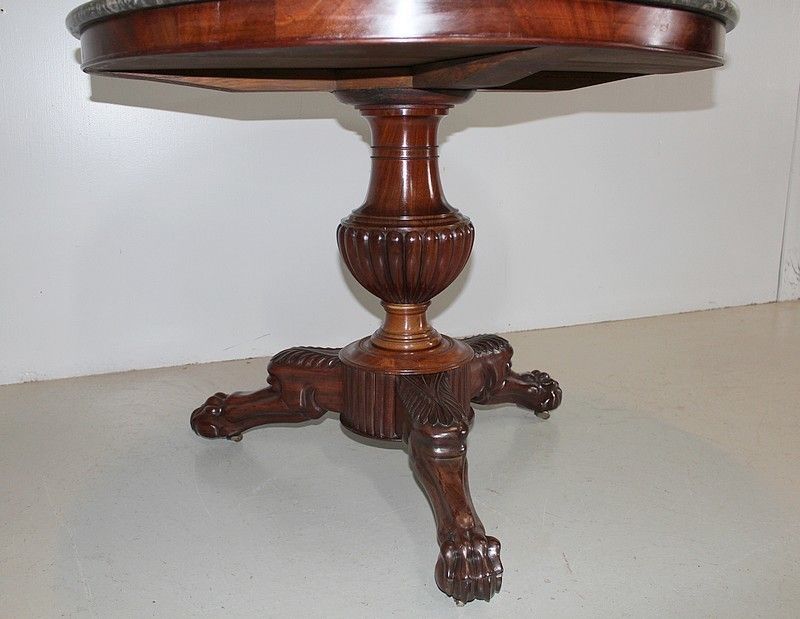 Restoration Pedestal Mahogany 19th photo vinterior
