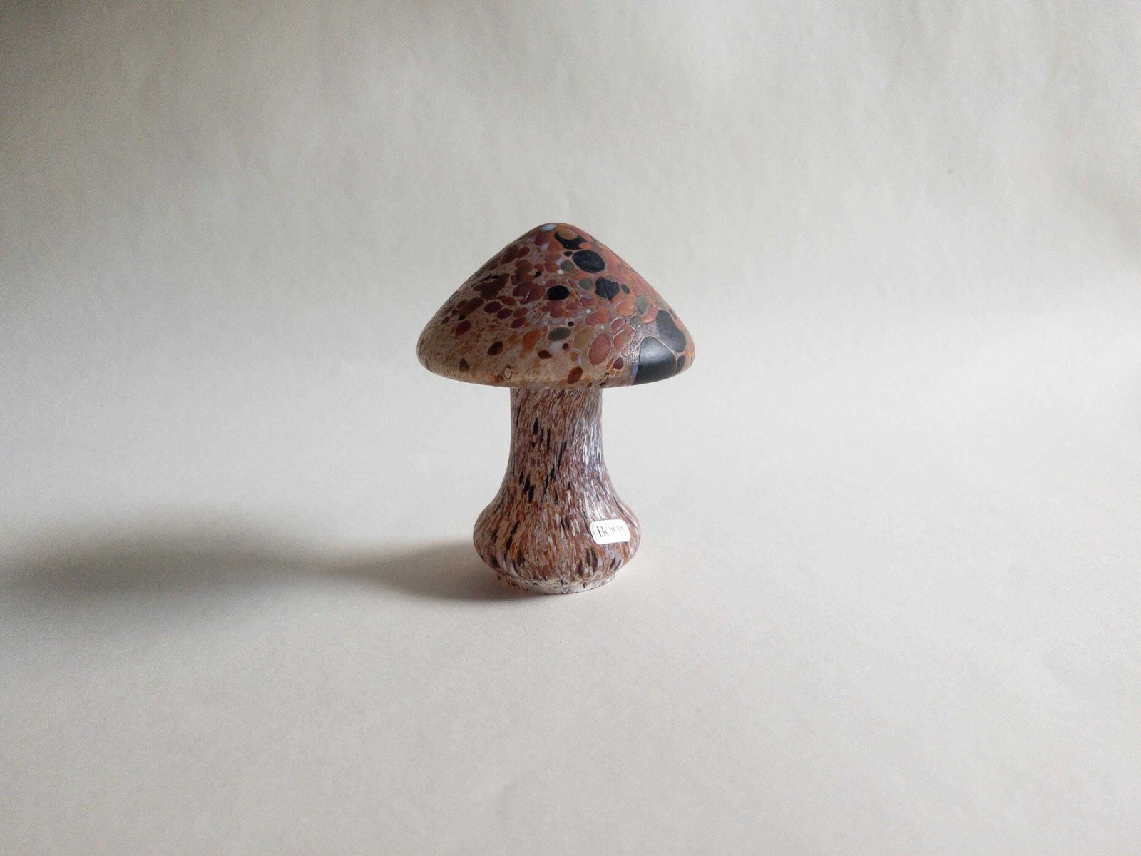photo vintage Kosta Boda Waxcap Glass Mushroom   Monica Backström 1970s Decor