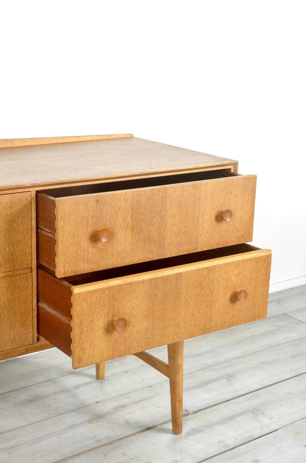 Midcentury Meredew Sideboard / Chest Of Drawers In Oak. Vintage Modern / Retro / Scandinavian / Danish Style photo Furniture