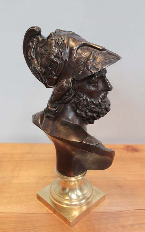 Bust Of Pericles Bronze 20th photo for sale