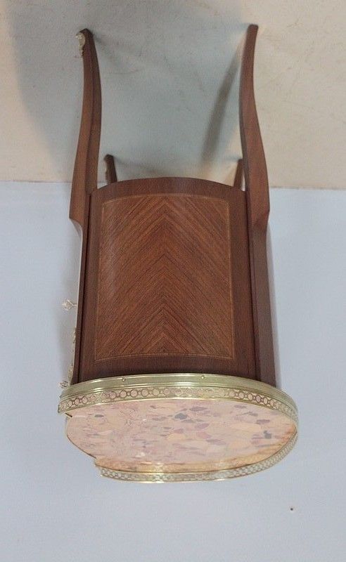 Transition Style Commode In 20th Marquetry photo vintage