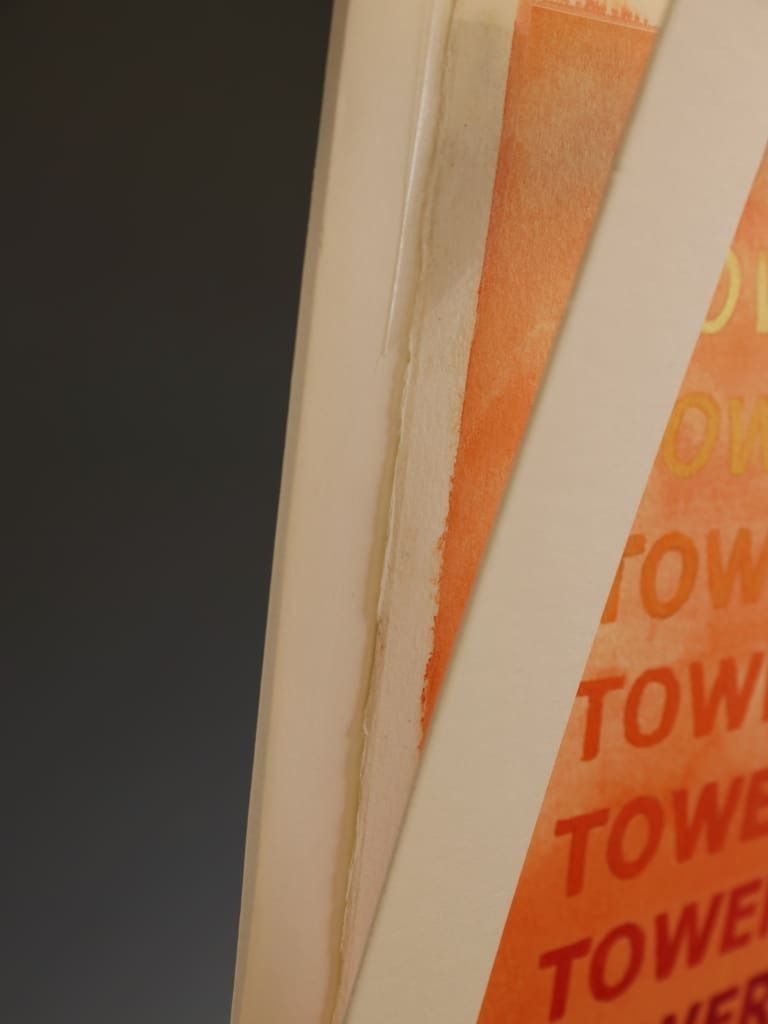 Derek Carruthers (1935–2021) – “Tower Of Babel” – Original Watercolour, 2006 photo vinterior