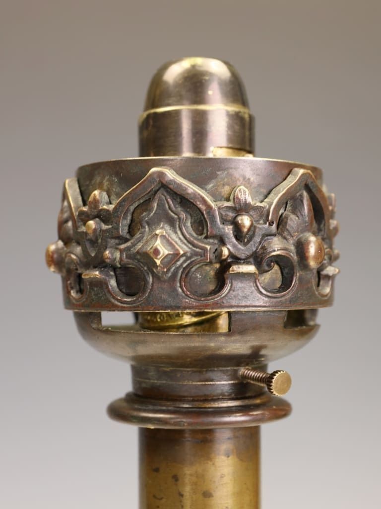 William IV Brass Patent Candlestick By Palmer & Co, London photo vinterior