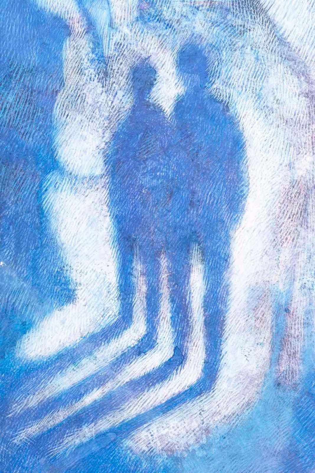 Painting On Paper By Solange Grégoire, Contemporary Artwork.. photo Art