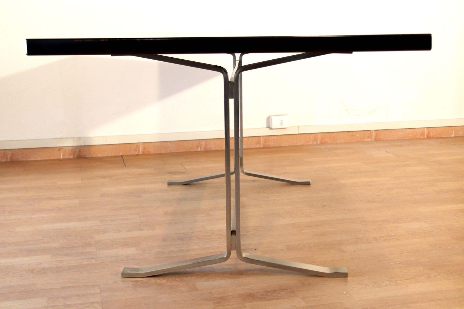 5259.0 Mid Century Formanova Table Rosewood Chromed Steel By Gianni Moscatelli, 1965. photo