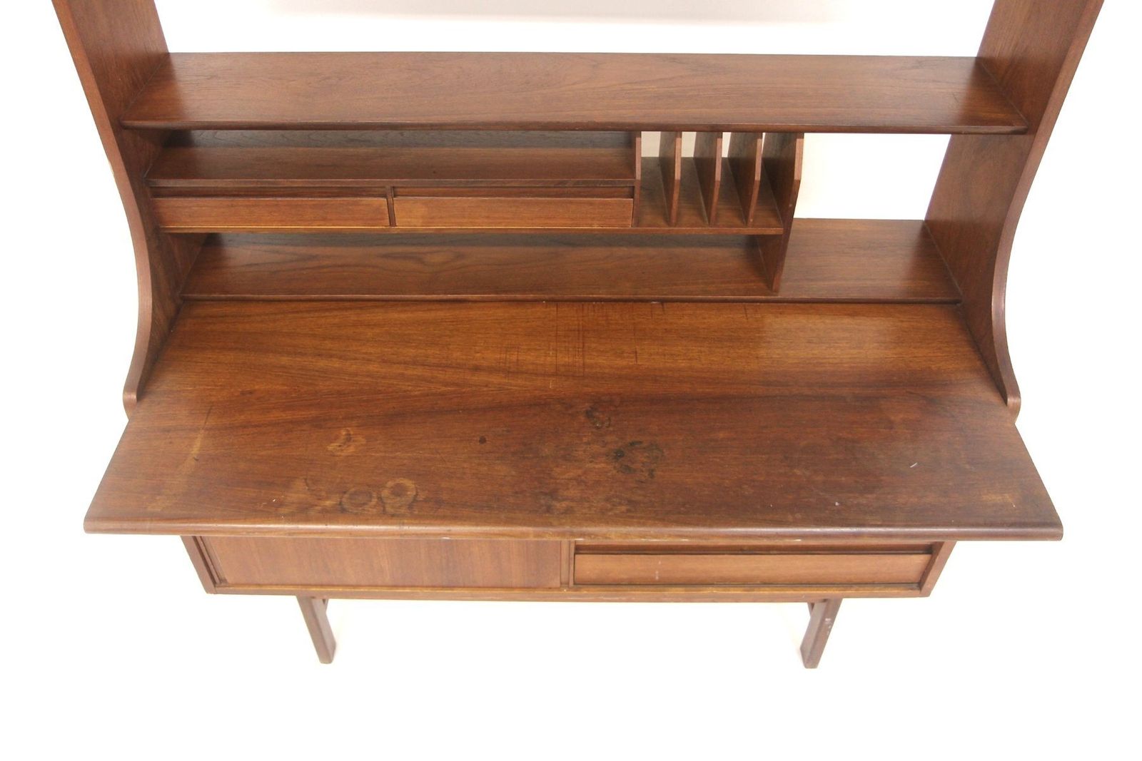 Scandinavian Teak Secretary Desk, Sweden, 1960 photo vinterior