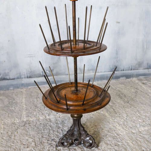 Victorian Cotton Reel Display Tree With Four Tiers, English Shop Fitting C.1890 photo 925.0