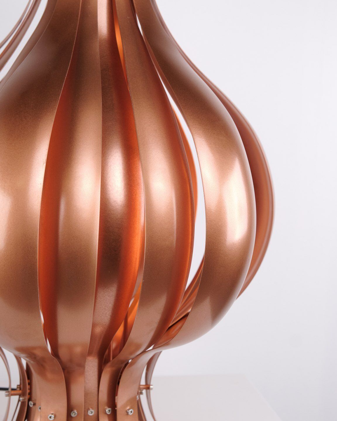 Onion Copper Table Lamp By Verner Panton, 1970s photo furniture