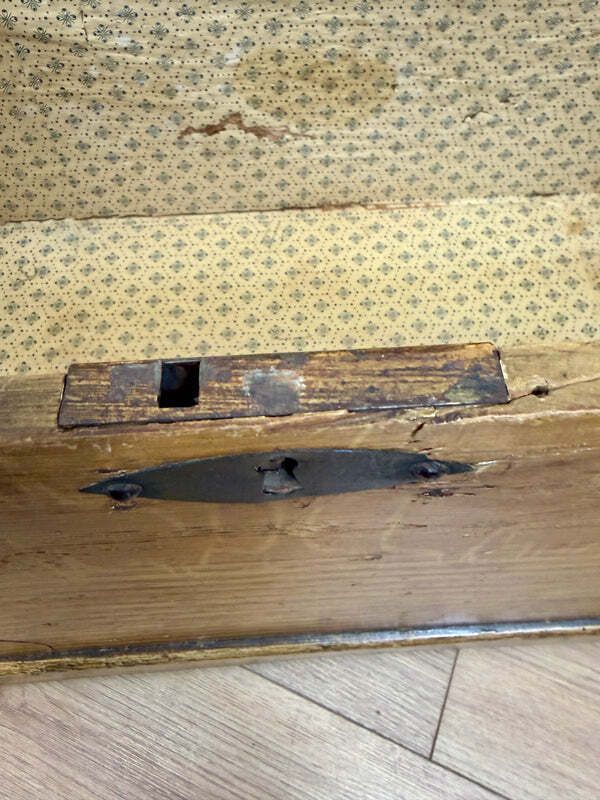 Antique Pine Storage Box Coffee Table photo vinterior