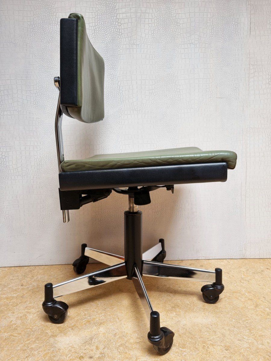 Adjustable Swivel Office Chair From Stoll Giroflex, Switzerland, 1965 photo Furniture