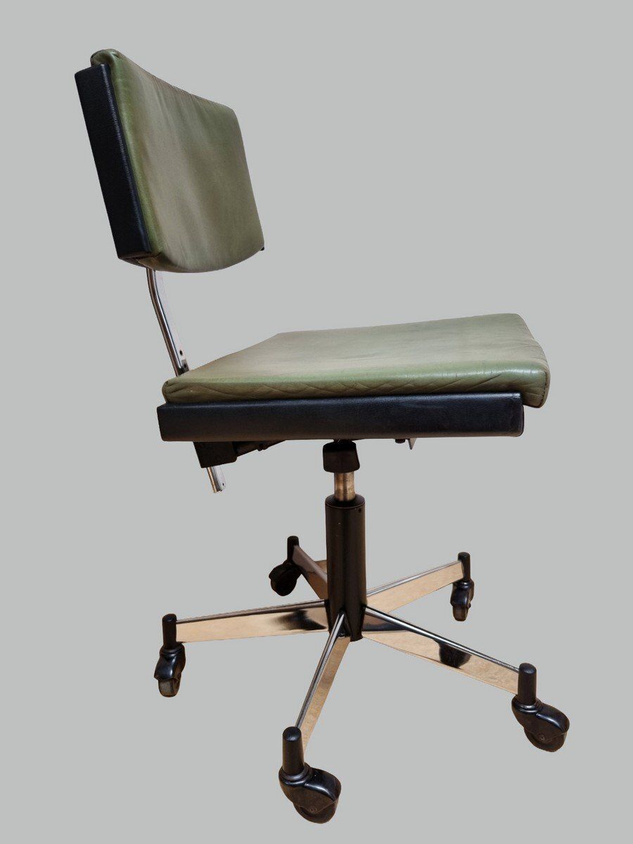 Adjustable Swivel Office Chair From Stoll Giroflex, Switzerland, 1965 photo 504.0
