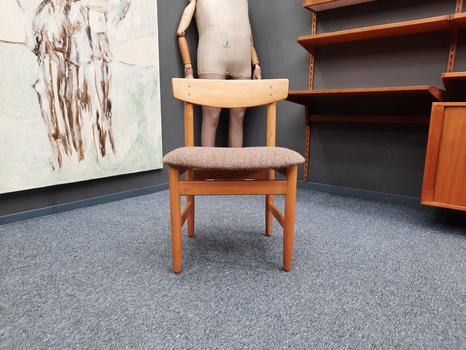 Danish Chairs By Børge Mogensen For Søborg Møbelfabrik, 1960s, Set Of 2 photo vintage