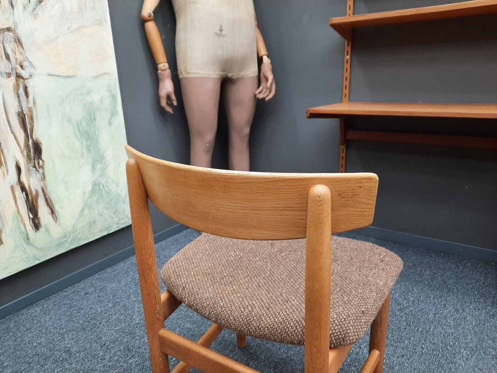 photo vintage Danish Chairs By Børge Mogensen For Søborg Møbelfabrik, 1960s, Set Of 2