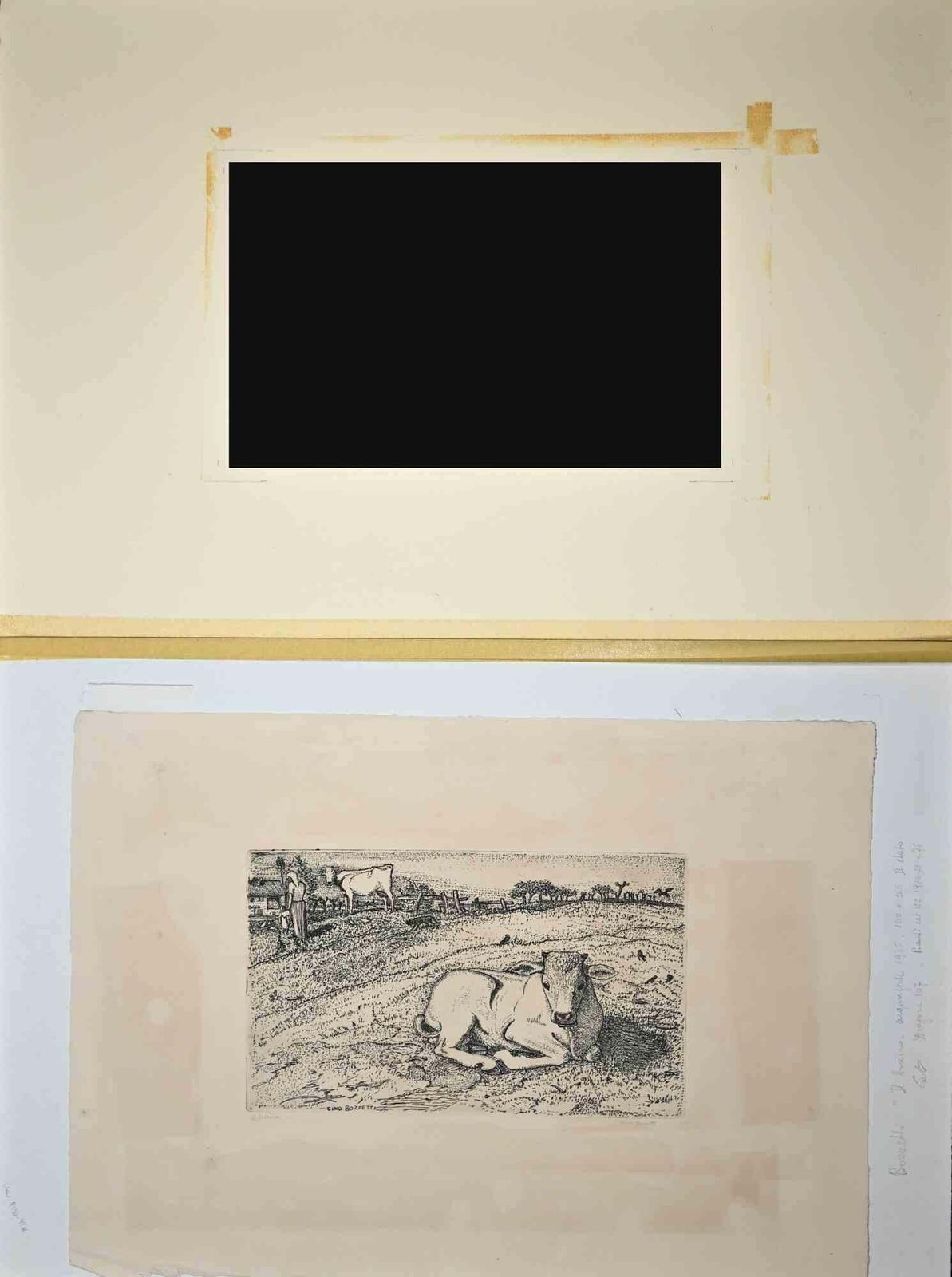 Gino Bozzettiil Boccino   Etching By Gino Bozzetti   19351935 photo furniture