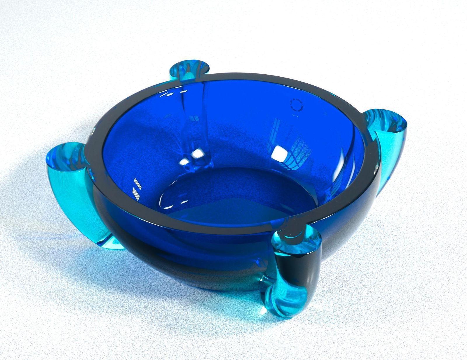 Vase, Rosamunda Bowl, Design Marie Tina Aufiero For Venini. Italy, 1991 photo vintage
