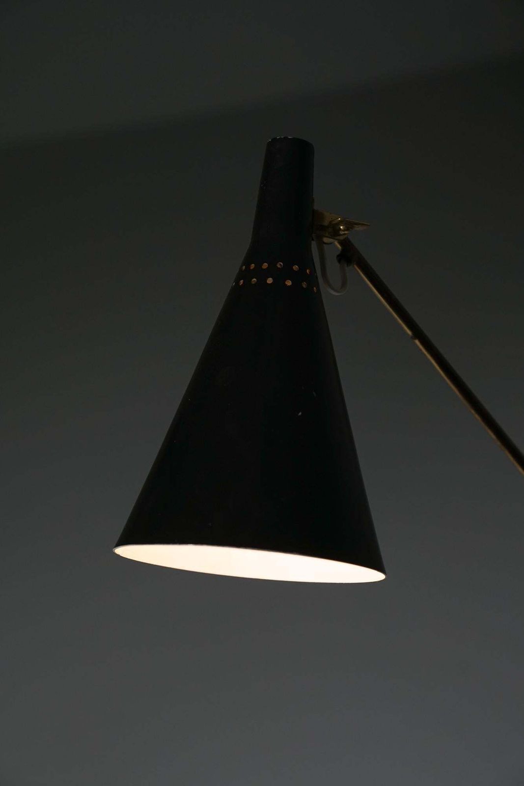 Pair Of K10 11 Scandinavian Modern Floor Lamps, Tapio Wirkkala, Idman Oy, 1950s photo vintage