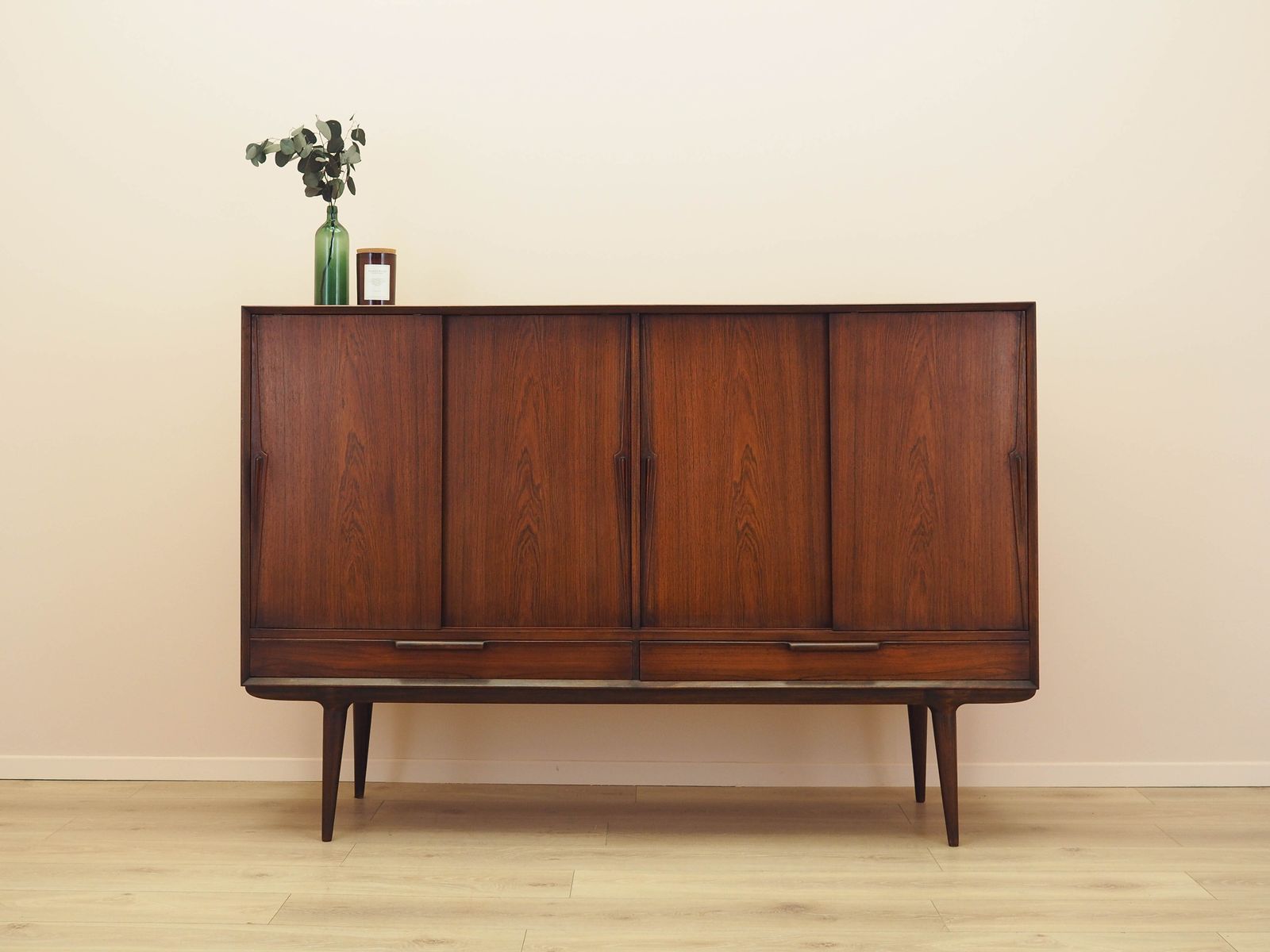 Vintage Highboard, Danish Design, 1970s, Manufacturer: Omann Jun photo furniture