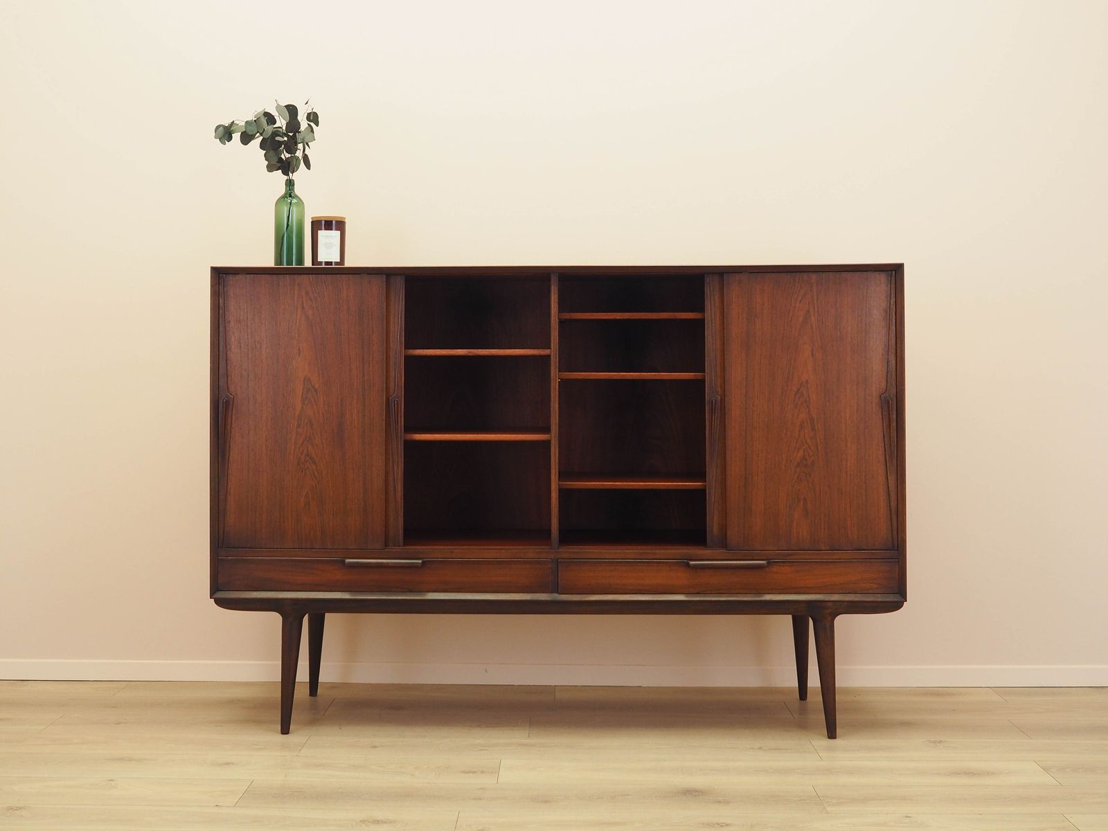 Vintage Highboard, Danish Design, 1970s, Manufacturer: Omann Jun photo for sale