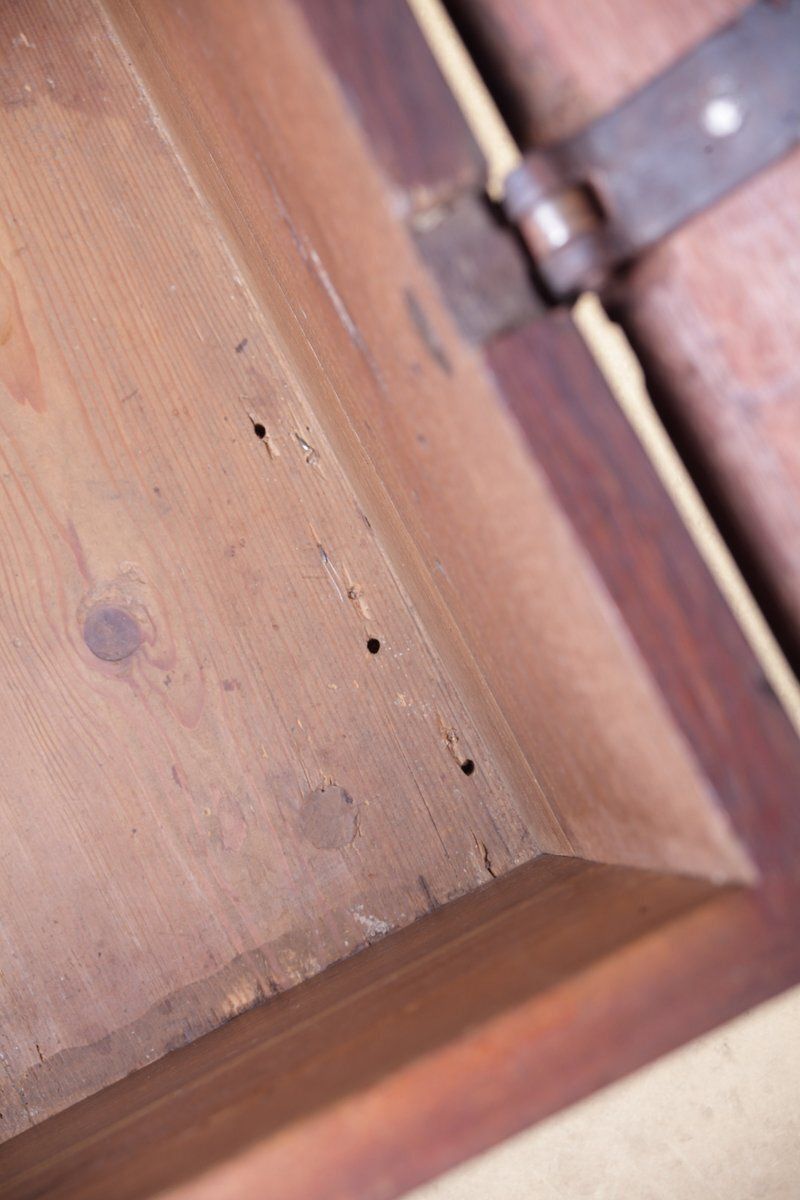 photo buy Antique Baroque Oak Chest, 1750s