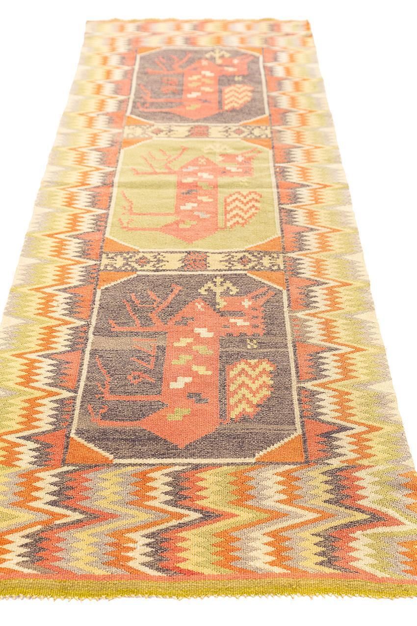 Scandinavian Swedish Textile Horse Design photo Textiles