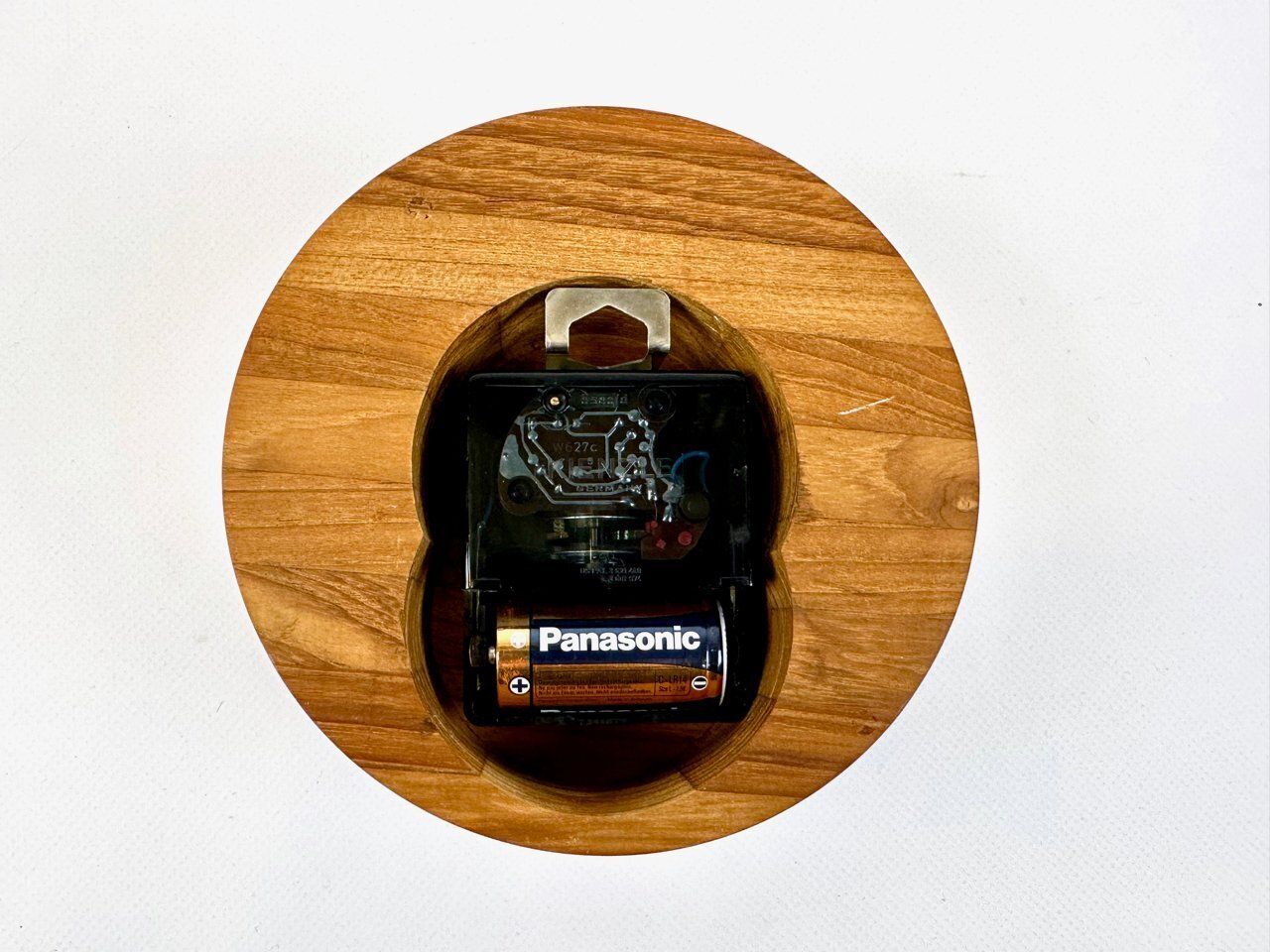 Mid Century Modern Wall Clock In Teak With Kienzle Mechanism From Bestform, 1960s photo vinterior
