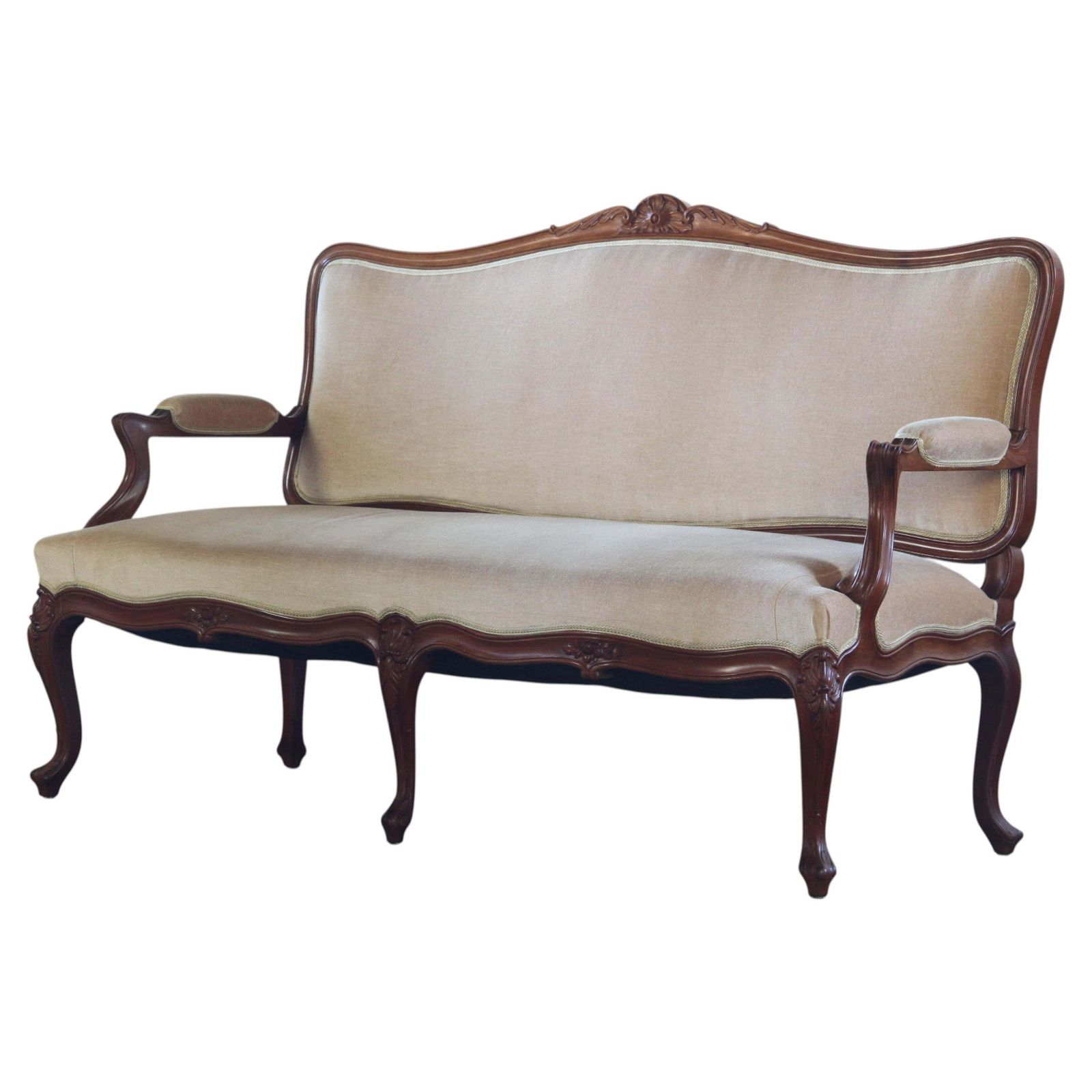 Antique Louis XV Style 19th Century Sofa, French