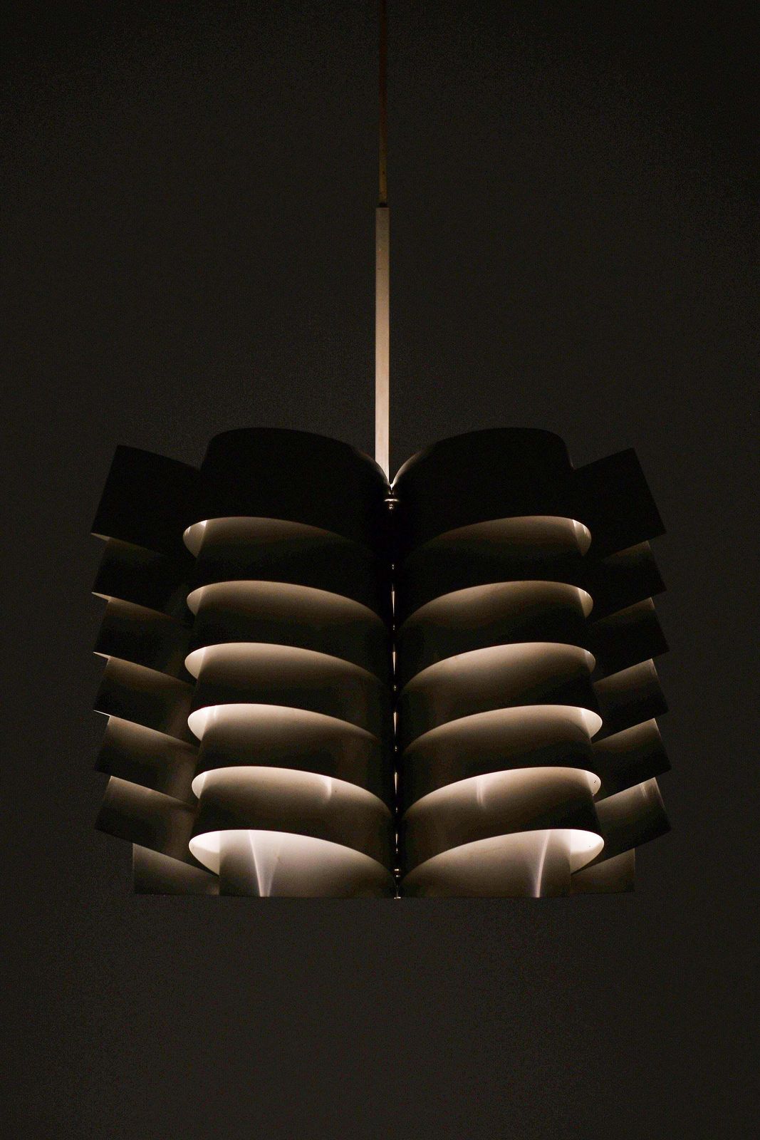 Ceiling Lamp In Aluminum By Hans Agne Jakobsson, 1970s photo for sale