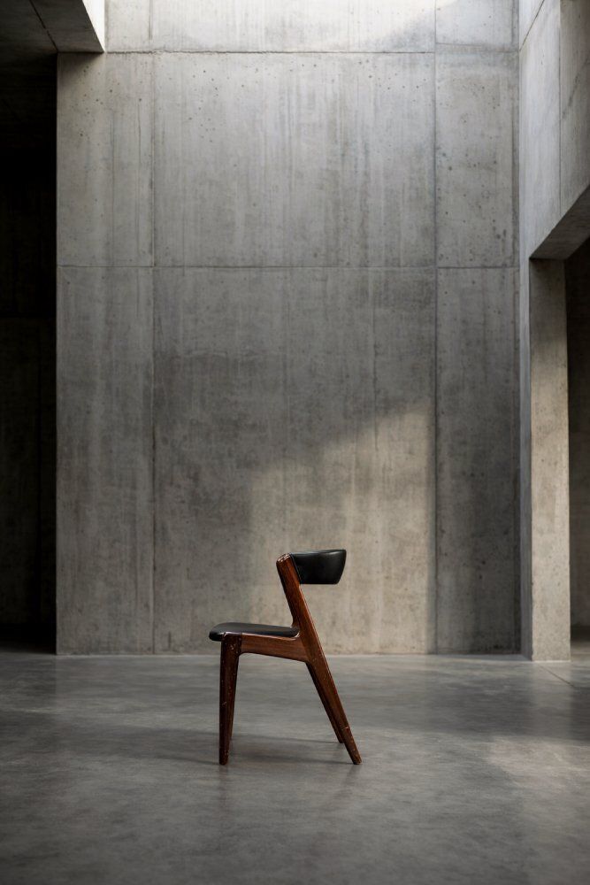 Mid Century Modern Danish Fire Office Chair In Teak, 1960s photo buy