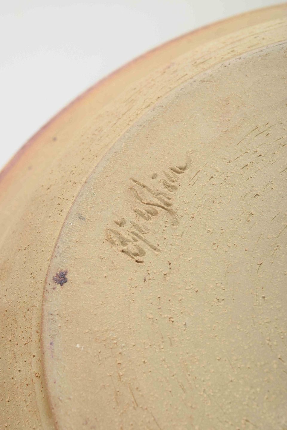 Scandinavian Studio Potter. Large Stoneware Bowl, Ca. 1980s. photo Home Decor