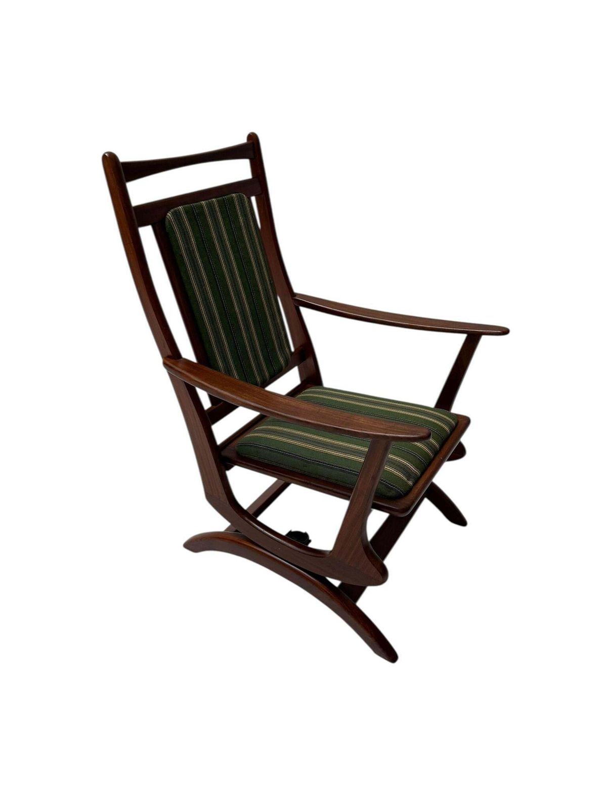 Danish Mid Century Modern Rocking Chair In Teak, 1960s photo vintage