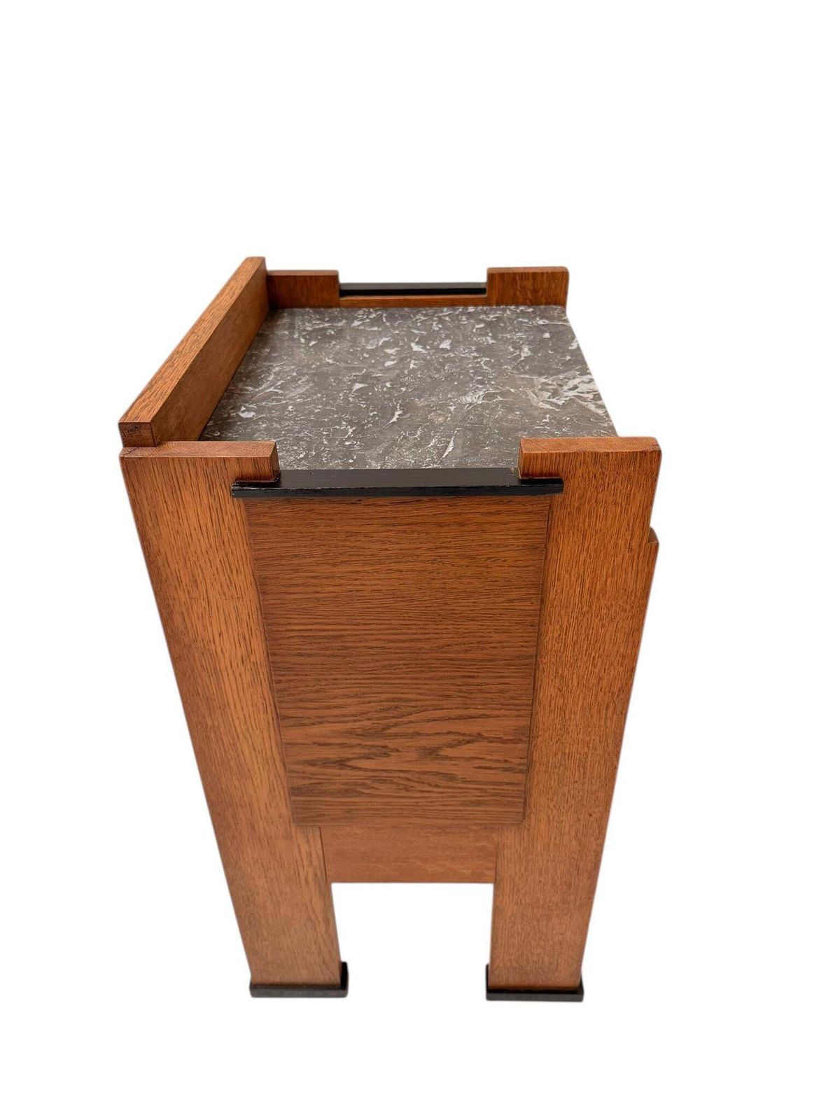 Art Deco Modernist Nightstand Or Bedside Cabinet, 1920s photo vintage