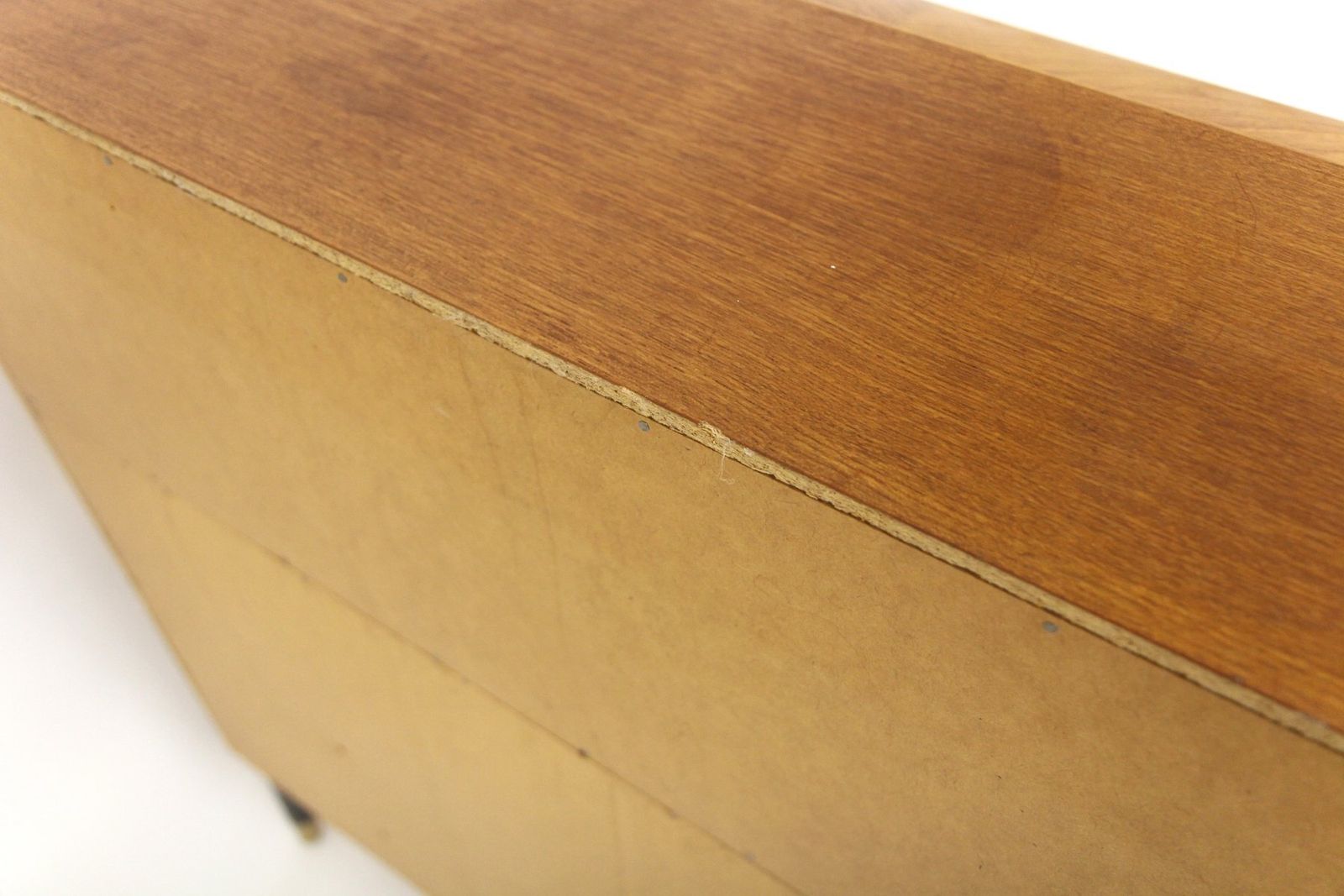 Scandinavian Teak Secretary From Bröderna Gustafssons, Sweden, 1950s photo for sale