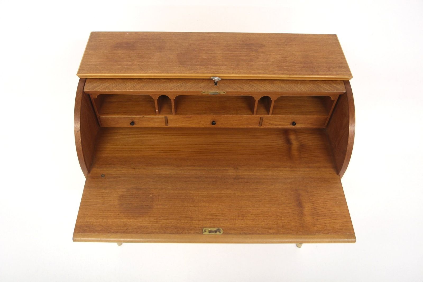Scandinavian Teak Secretary From Bröderna Gustafssons, Sweden, 1950s photo buy