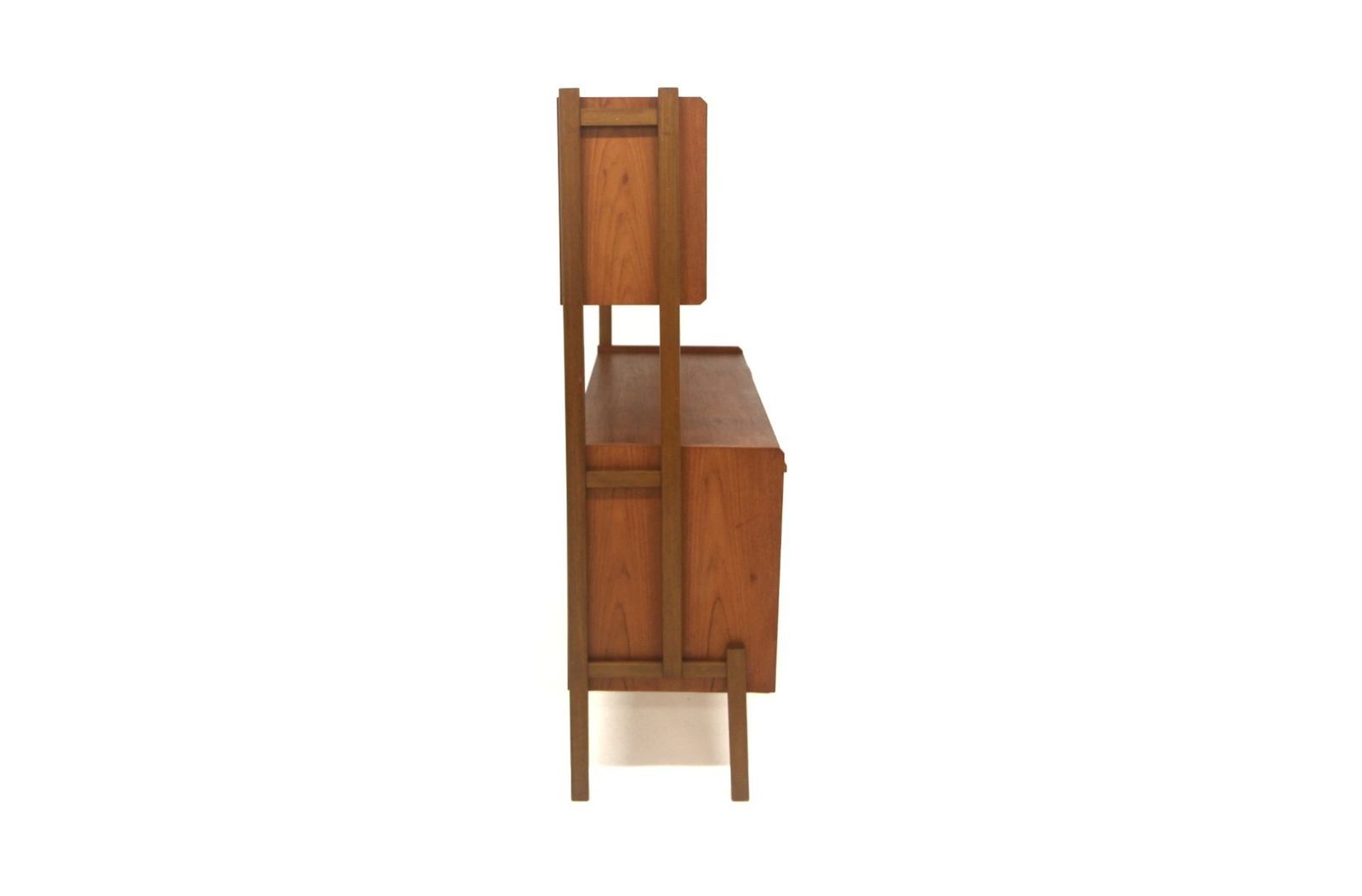 Scandinavian Teak Secretary Desk, Sweden, 1960s photo for sale