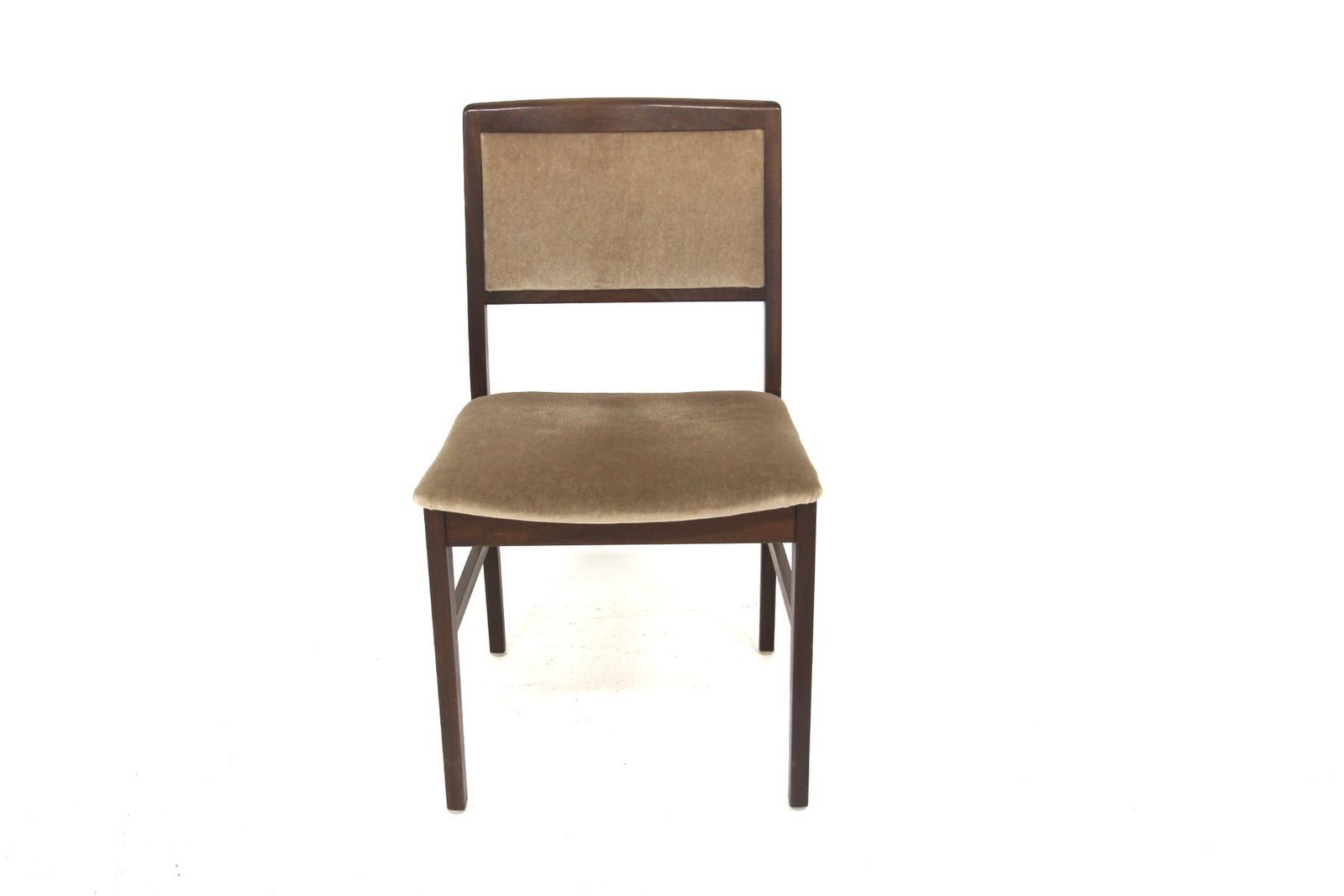 Scandinavian Walnut Chairs, Sweden, 1970s, Set Of 4 photo for sale
