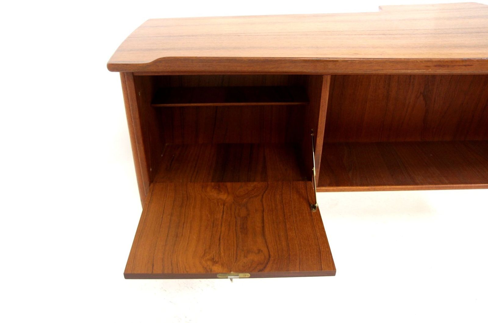 Scandinavian Teak Desk By Göran Strand For Lelångs Möbelfabrik, Sweden, 1950s photo furniture