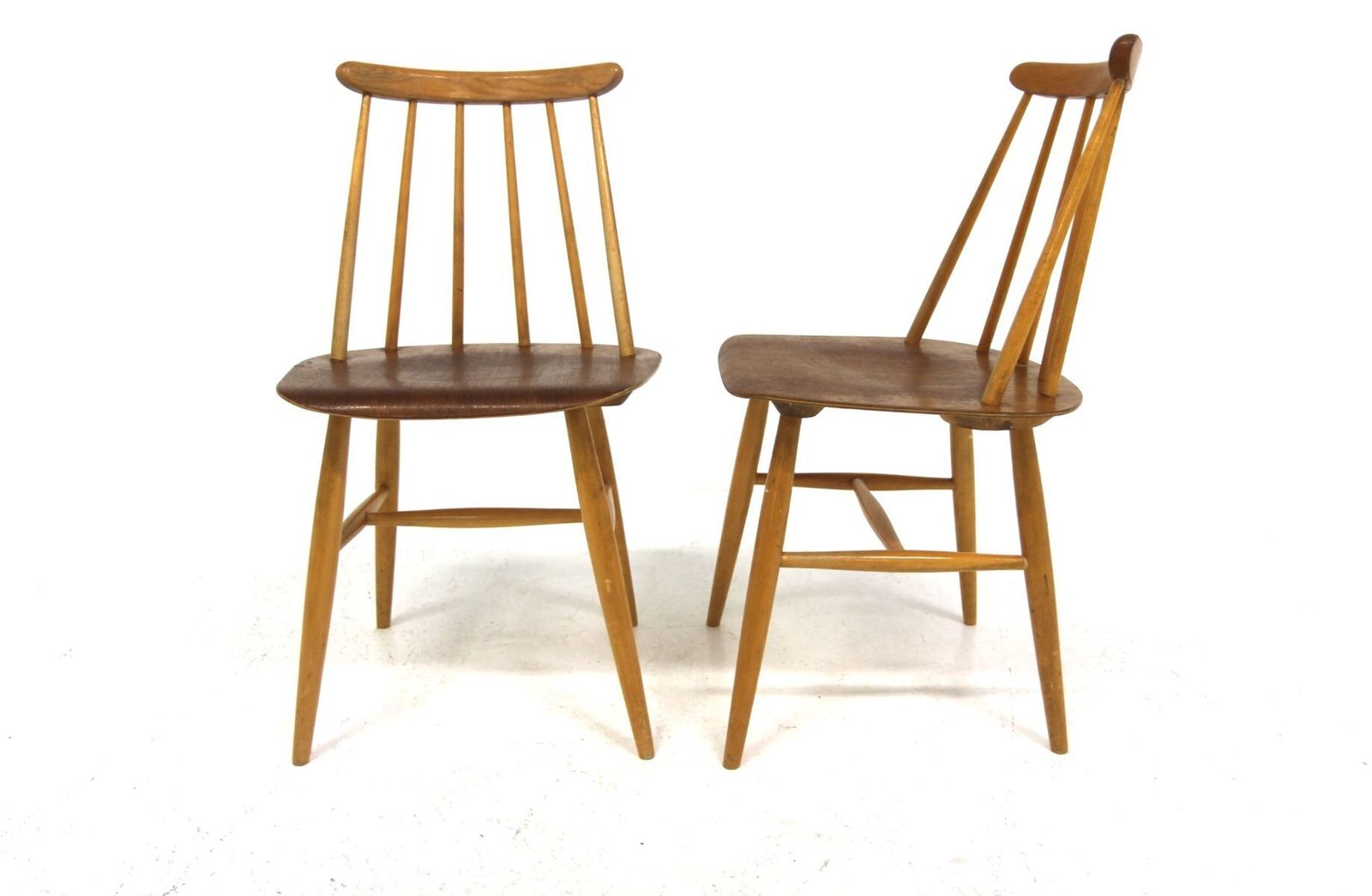Fanett Teak Chairs From Ilmari Tapiovaara, Sweden, 1960s, Set Of 2 photo Furniture