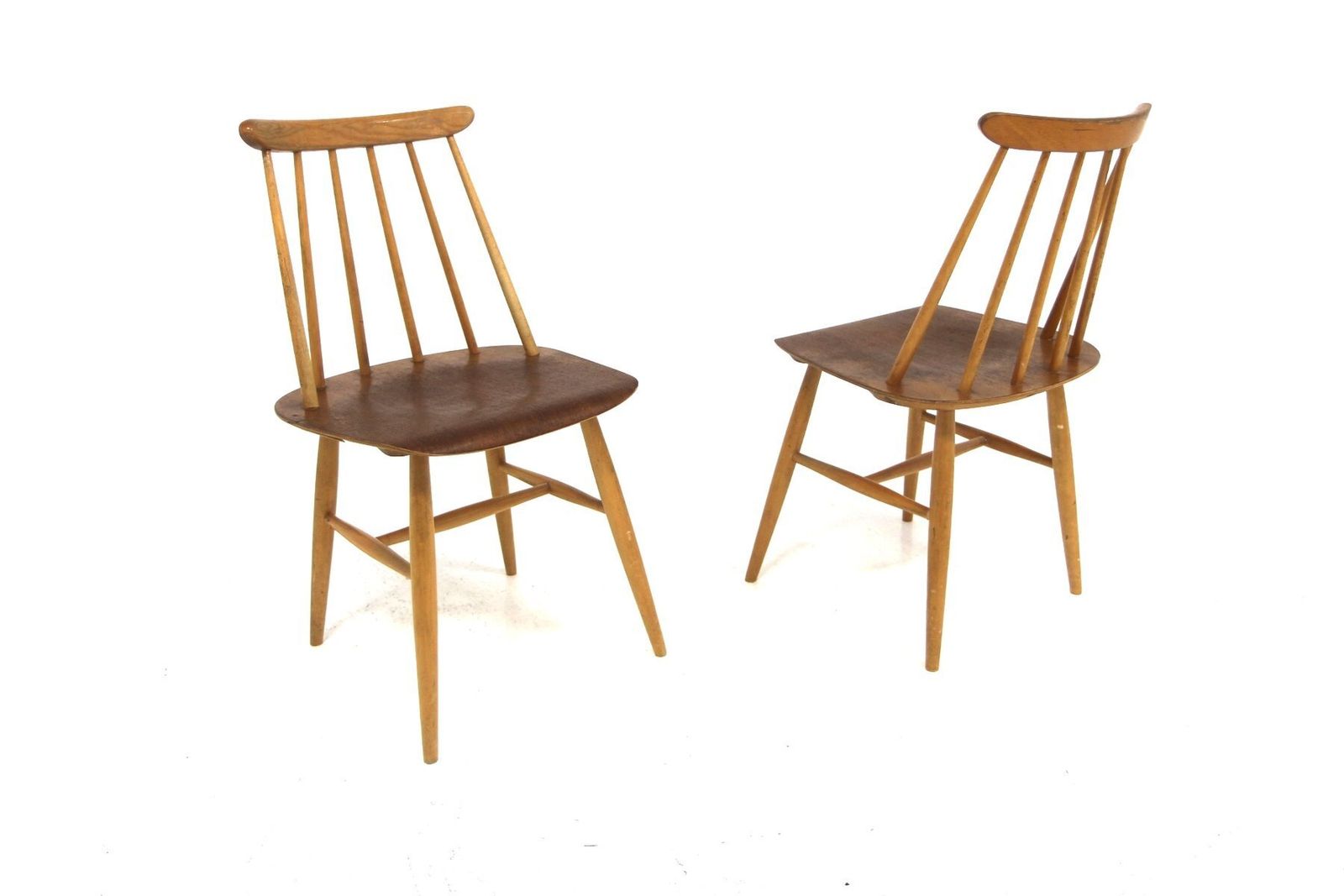 Fanett Teak Chairs From Ilmari Tapiovaara, Sweden, 1960s, Set Of 2 photo 696.0